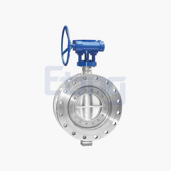 Worm gear flange butterfly valve