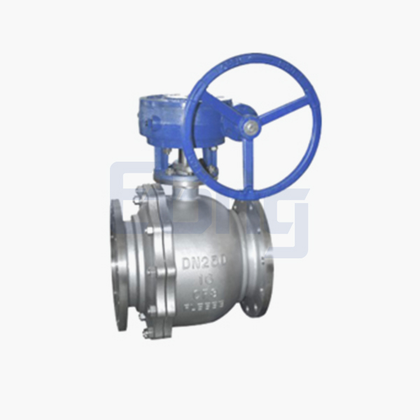 Worm Gear Floating Ball Valve