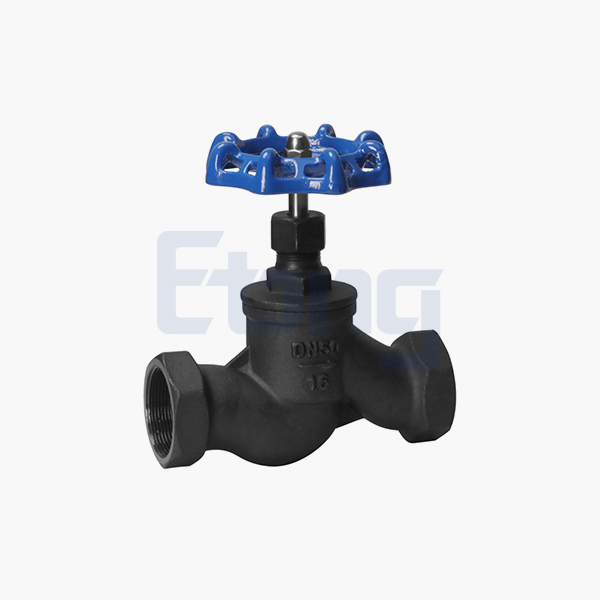 Threaded globe valve