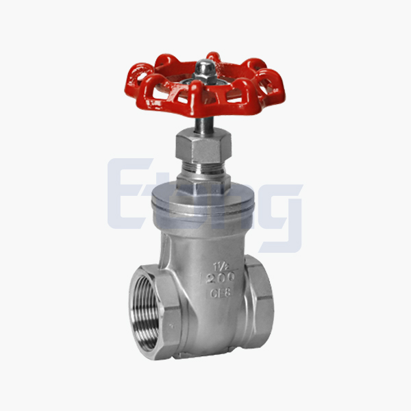 Threaded gate valve