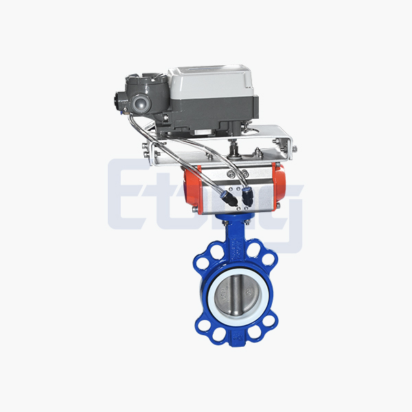 Pneumatic butterfly valve