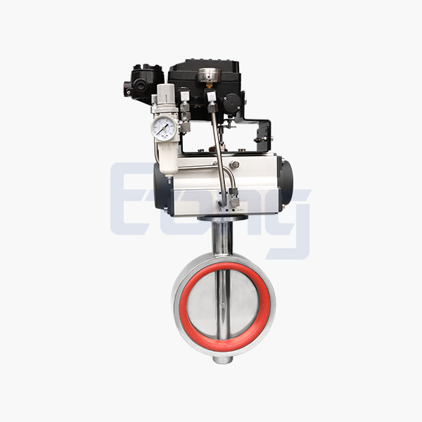 Pneumatic butterfly valve