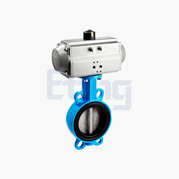 Pneumatic wafer valve