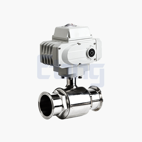 Electric sanitary ball valve