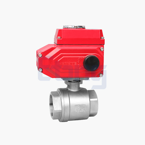 Electric two-piece ball valve