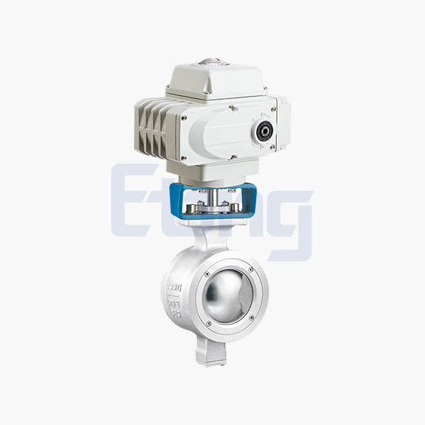 Electric V type ball valve